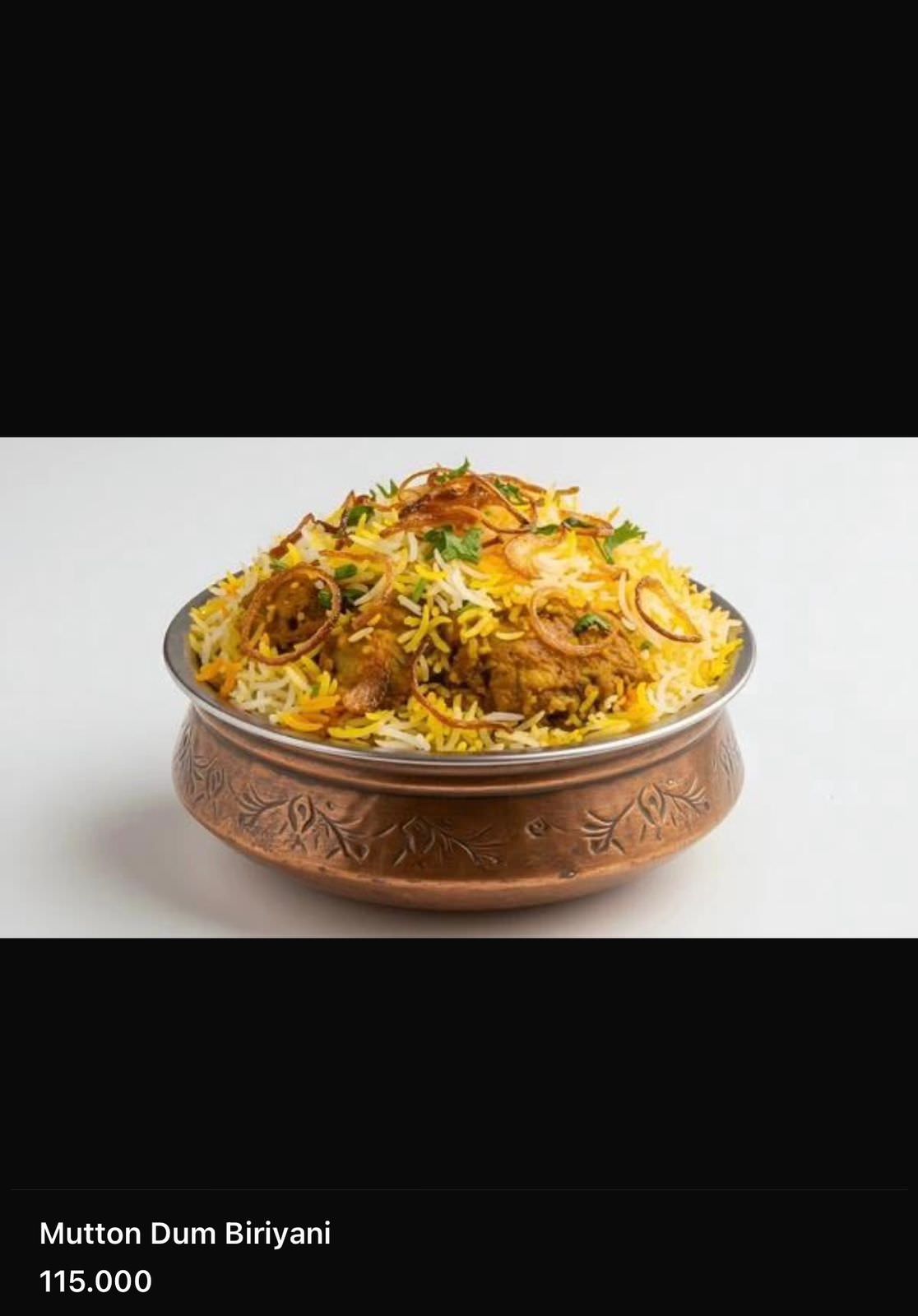 Mutton Dum Biryani