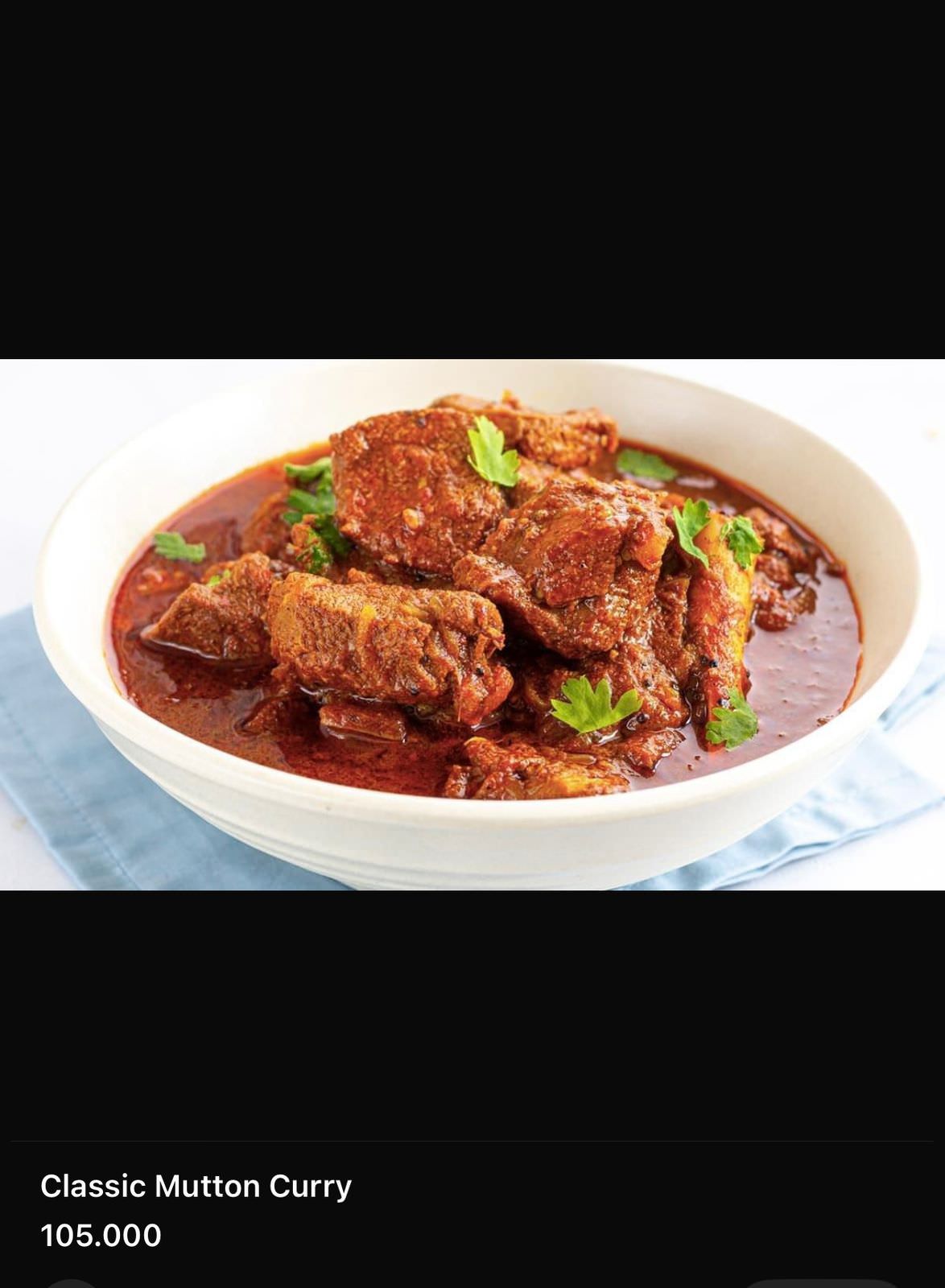 Classic Mutton Curry